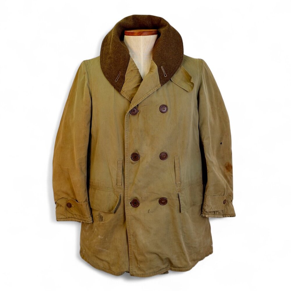 1940s Mackinaw Jacket – WWII Era  LARGE